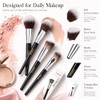 4PCS Face Makeup Brushes Set, Soft Synthetic Bristles for Foundation