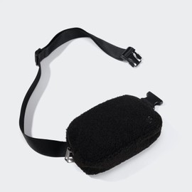 Pander Fanny Pack Everywhere Fleece Belt Bag for Women and Men with Adjustable Strap Belt, 1L. (Black)