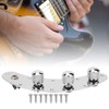 Electric Bass Control Plate Assembly Silver Guitar Musical Instrument Accessories
