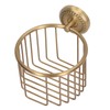 Hollow Out Toilet Paper Holder Antique Rust Proof Wall Mounted