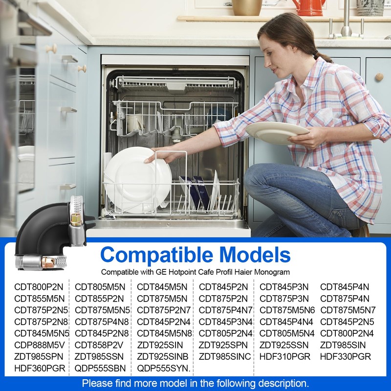 WD08X27458 Floating Seal Assembly Compatible with GE Hotpoint Haier Dishwasher,