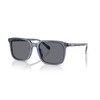Coach 0HC8411U TRANSPARENT BLUE 55 Sunglasses, Transparent blue, 55