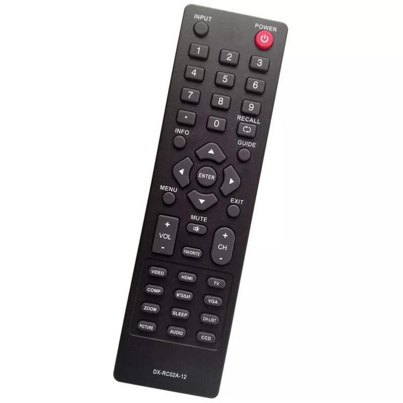 Unbranded/Generic DX-RC02A-12 Replace Remote for Dynex TV DX-26L150A11 DX-32L150A11 DX-37L150A11