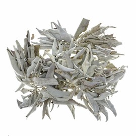 Smudge - California White Sage Loose Leaves & Stems (1 oz) with Instructions