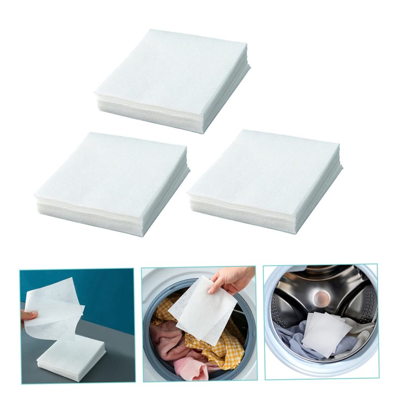 Beavorty Anti-run Sheets 3 Pack Dye Catcher Sheets for Laundry