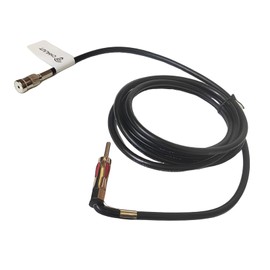 Car Radio Antenna Adapter - FM AM Stereo Cable, ISO to DIN Connector, 6.56ft Length