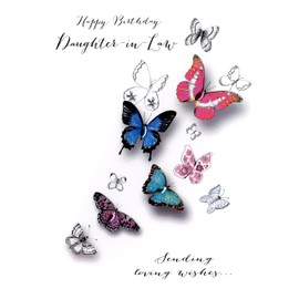 Daughter-In-Law Birthday Embellished Greeting Card Joie De Vivre Range Cards