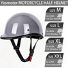 Yesmotor Half Helmet Polo Cap Half Shell Open Face Motorcycle