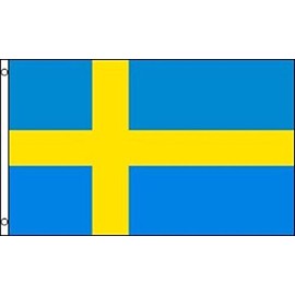 Sweden Flag Swedish Banner Country Pennant 2x3 foot Indoor Outdoor 24x36 inches