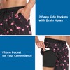 Houselog Mens Swim Trunks with Compression Liner 2 in 1