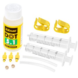 YOUMAYSTORY Brake Bleed Kit for SRAM Hydraulic Disc Brakes. Bicycle Hydraulic Brake Bleed Kit Including High Performance Brake Fluid DOT 5.1 Oil 60ml
