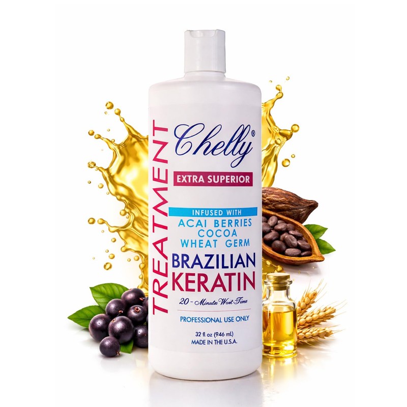 Chelly EXTRA SUPERIOR Brazilian Keratin Infused with ACAI BERRIES COCOA