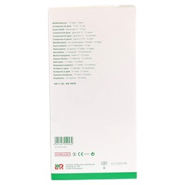 Gazin Gauze Swabs 10 x 10 cm Sterile 12-Ply Pack of 5 x 20