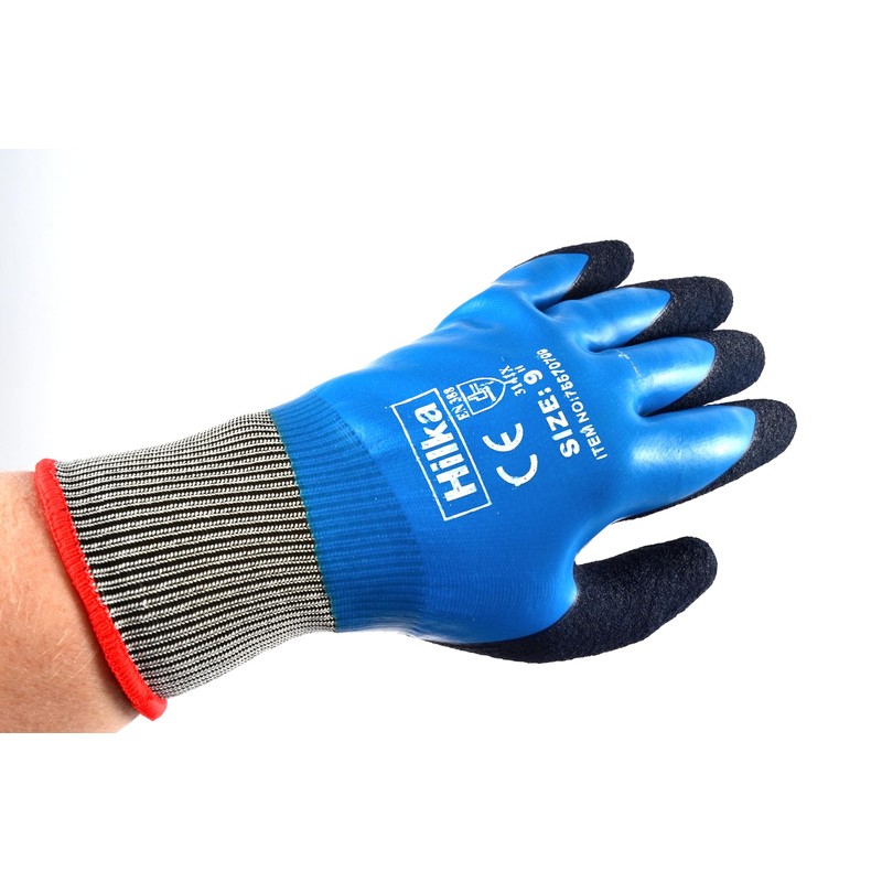 Hilka 75570709 Medium 9" Water Resistant Latex Gloves