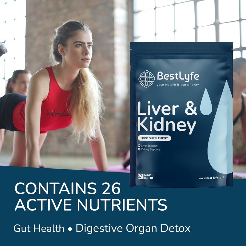 BestLyfe Liver & Kidney Nutritional Support | 120 Capsules |