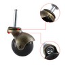 Artilife 4Pack Caster Wheels 2" Antique Copper Caster with 5/16"