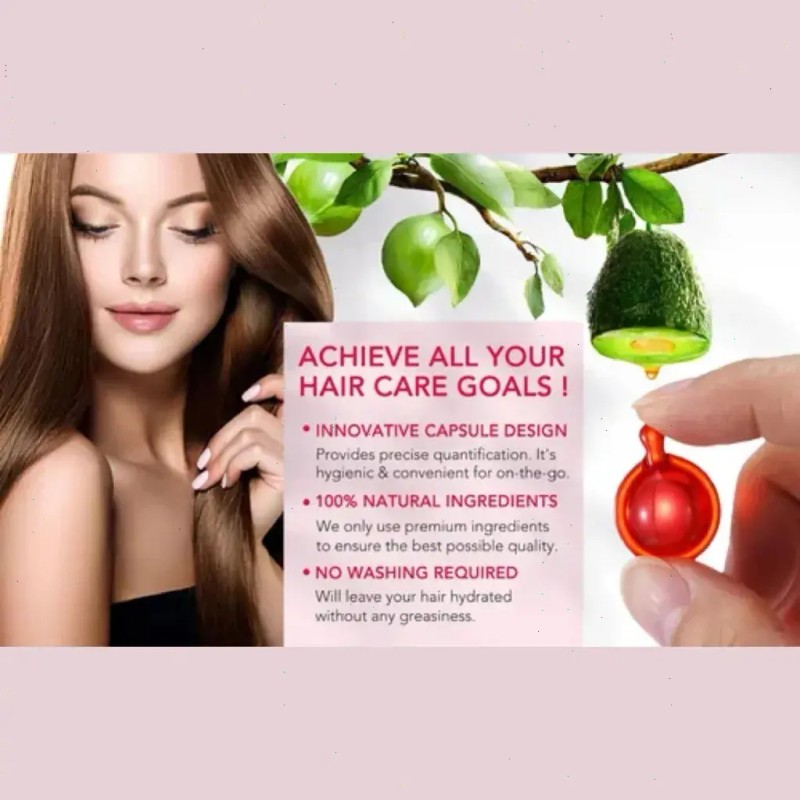 2pcs Capilar Reparación Nutrición Cápsulas Hair Vitaminas