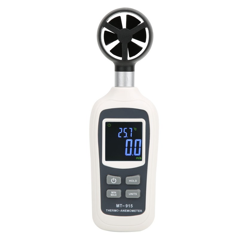 MT-915 Digital Portable Digital Anemometer Wind Speed Gauge Wind Temperature