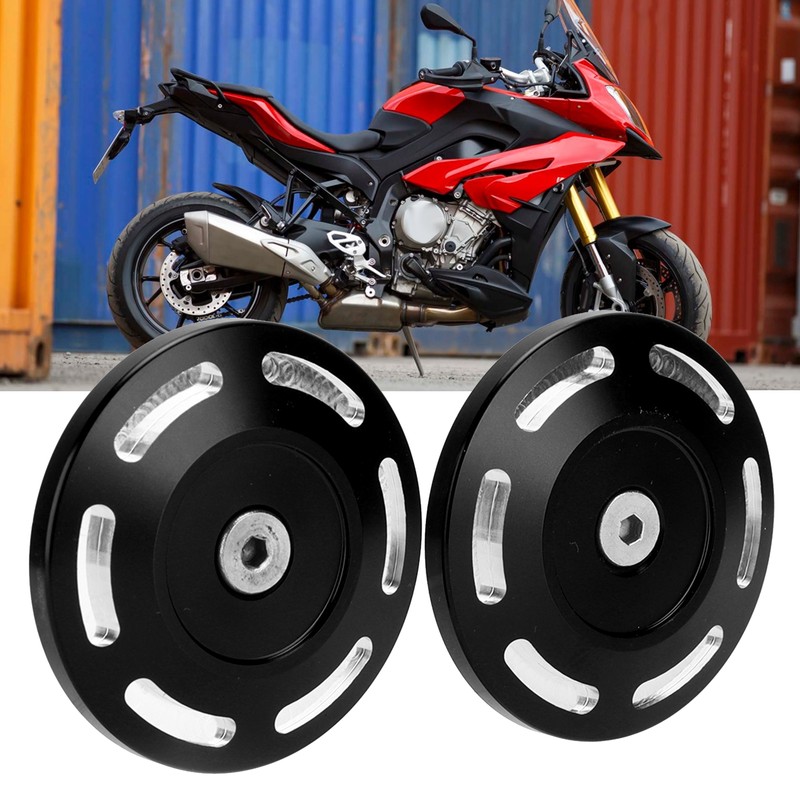 Pair Motorcycle Frame Hole Cover Aluminium Alloy Replacement for S1000XR
