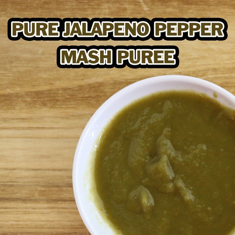 Pure Jalapeno Pepper Hot Sauce Mash Puree 3.75oz - Try