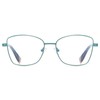 QECEPEI Blue Light Glasses Thin Metal Frame Clear Lens Glasses