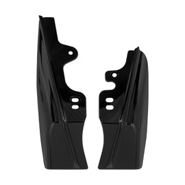 Mid Frame Air Deflector Windshield Heat Deflectors Fit for Harley Touring Street Glide Road Glide FLHT FLHX FLTR (93-08 Black)