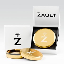 Zault Patrator Zyn Metal Can, Aluminum Zyn Container & Holder, Snus Tin for Zyn Pouches, with Deluxe Gift Box for Him/Men/Husband/Boyfriend (Black) - color: Gold