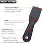 5 Pcs Plastic Putty Knife,2Inch Flexible Paint Scraper Tool for