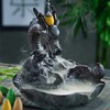 Dragon Incense Waterfall Burner Ceramic Smoke Backflow Incense Holder Include