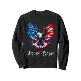 American Flag Patriotic Founding Fathers We The People USA Sweatshirt