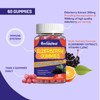 Elderberry Supplements, Elderberry Extract 300mg, with Vitamin C and Zinc,