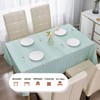 Plastic Tablecloth 1pc 137*180cm Waterproof Blue Checkered PVC Table Cloth