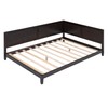 Eafurn Full Size Daybed, Wooden Daybed Sofa Bed Frame with