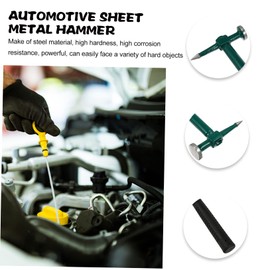 TEHAUX Professional Auto Body Hammer Tool High Strength Car Repair Hammer with Comfortable Grip Impact and Abrasion Resistant for Dent Removal and Window Breaking