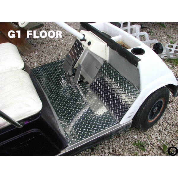 Yamaha G1 Golf cart Diamond Plate Floor