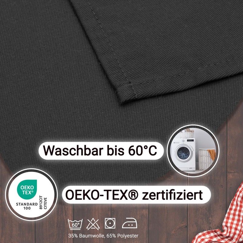 ZOLLNER Bistro Apron 65% Polyester, 35% Cotton, 95 x 100