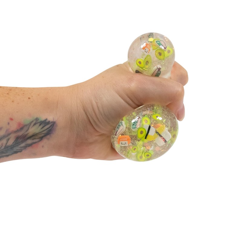 Tobar SCRUNCHEMS FAST FOOD DIDDY Stress Squish Ball Toy -