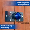 PACLOCK's UCS-9A Padlock, Cone Shaped Flat Back Puck w/Tapped Holes,