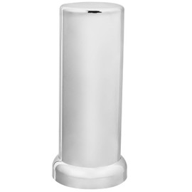 GG Grand General 10267 5 inches Chrome Plastic 33mm Tube Lug Nut Cover with Flange