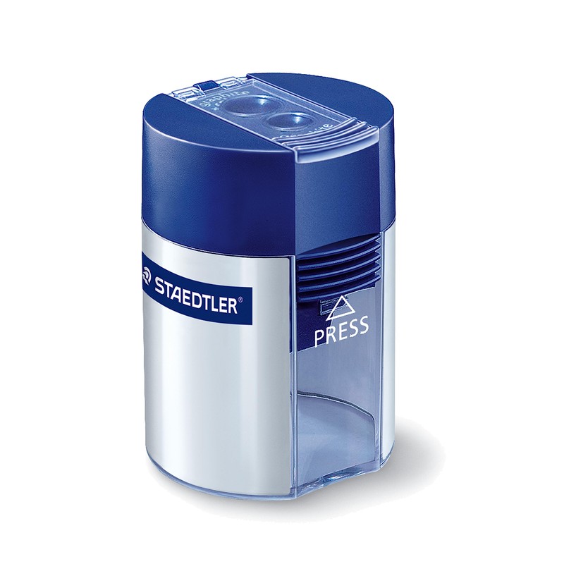STAEDTLER Pencil Sharpener with 2 Holes - Dual Size Manual
