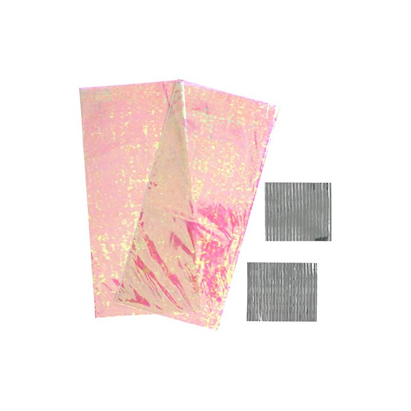 Iconikal Cello Bags, Iridescent Holographic, 5 x 11-Inch, 100-Count