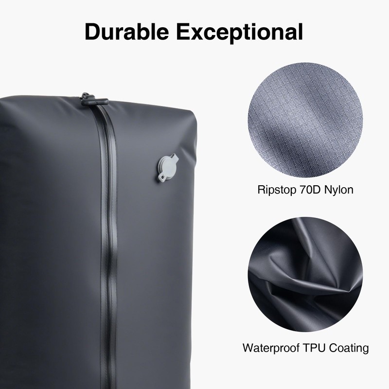 BLACK ORCA 2 PC Vacuum Storage Bags with Pump, Compression