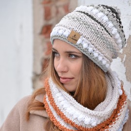 Knitting Set Knitting Instruction - Knitting Yarn - With or Without Knitting Needle Scarf Knitting Set Irvine Elgin (English language not guaranteed)