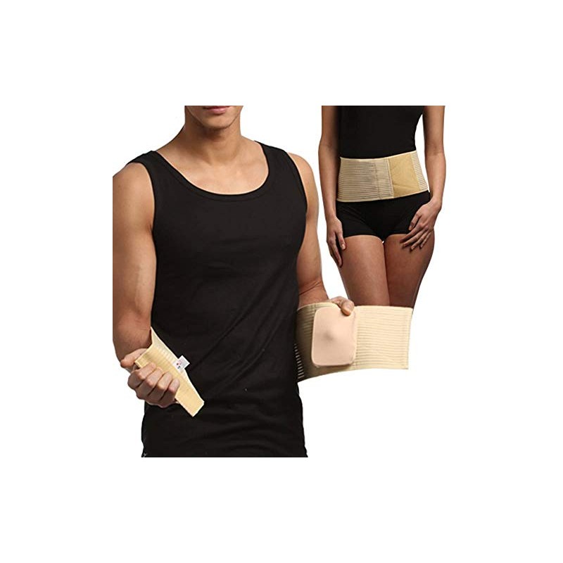 DELUXE MEDIZINISCHE NABELBRUCH BANDAGE Hernie Gurt Eingeweidebruch Gürtel Bruch Bauch