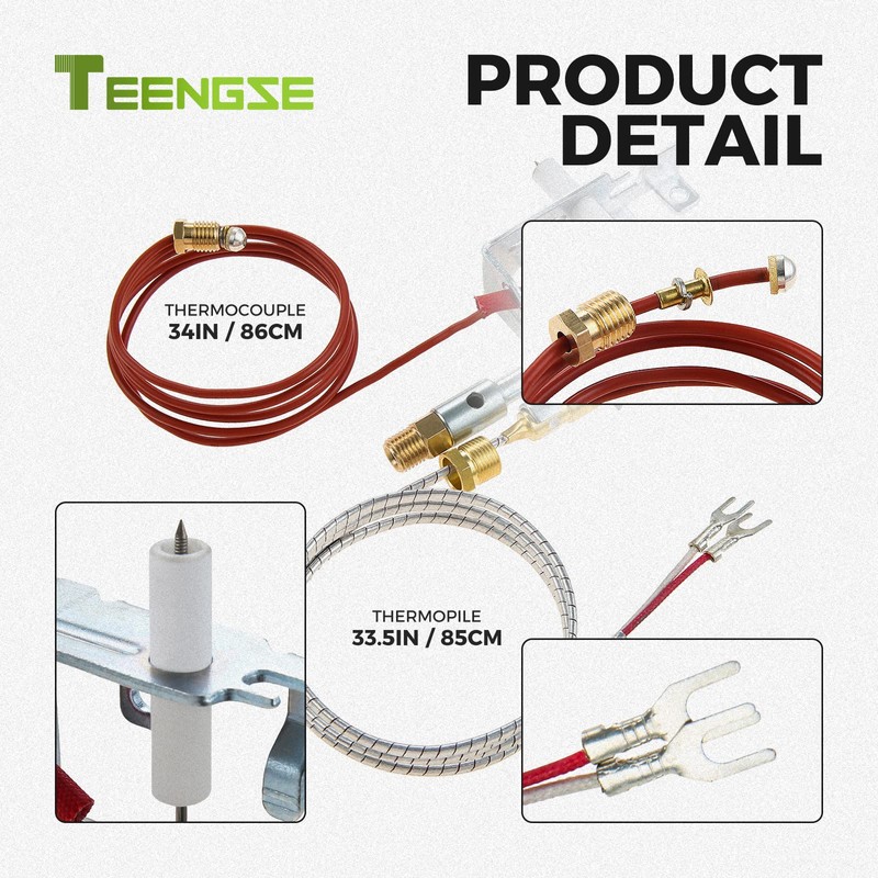 TEENGSE LPG8404 14D0477 Pilot ODS Assembly Replacement for LPG8414 PP225