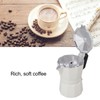 Stovetop Moka Pot Italian Hand Brewed Coffee Maker Aluminum Alloy