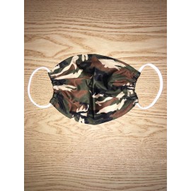 New Black Beige Brown Green Camo Print Face Mask