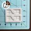 Unbranded Mini Milk Chocolate Bar Silicone Mold, 4 cavities