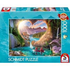 Schmidt Spiele 59777 View with Heart, 1000 Pieces, Multi-Coloured