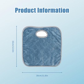 Baby Car Seat Protector, 2 Pack Potty Training Car Seat Protectors, Car Seats Potty Training Protectors - Waterproof Reusable Liners with Leak-Proof Backing for Babies & Toddlers (Gray Blue/Black)